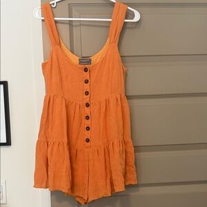 Urban Outfitters Orange  Romper